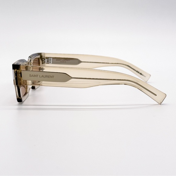 NEW SAINT LAURENT SL 572 006 BEIGE BROWN SL572 UNISEX SUNGLASSES SAINT LAURENT - Picture 7 of 11